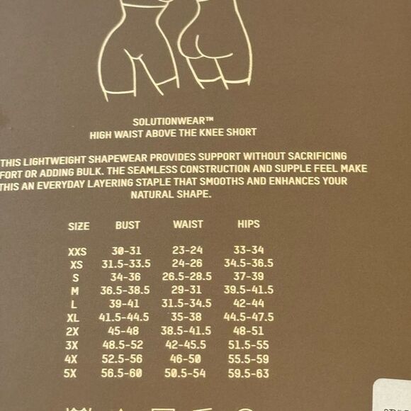 SKIMS Women Medium Seamless High-Waisted Above The Knee Short - Sand Shapeware - Picture 2 of 9